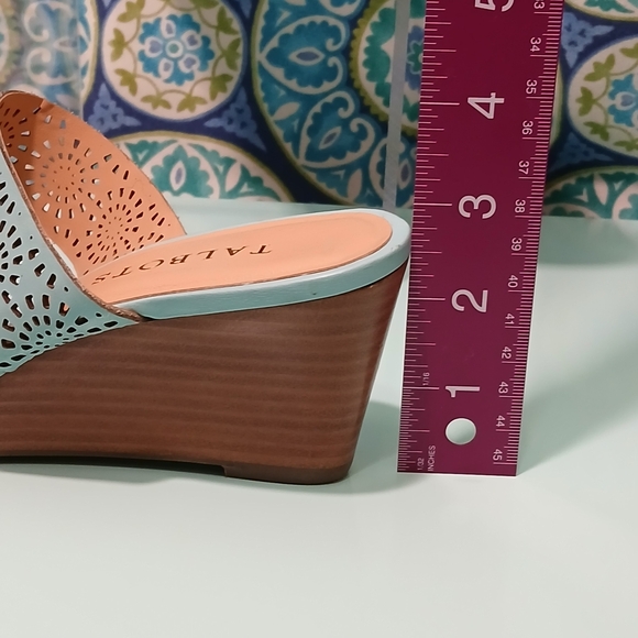 Talbots Leather Wedge Sandals - Picture 3 of 7